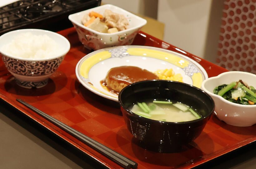 おうちがいいけど…しろひげステイの食事