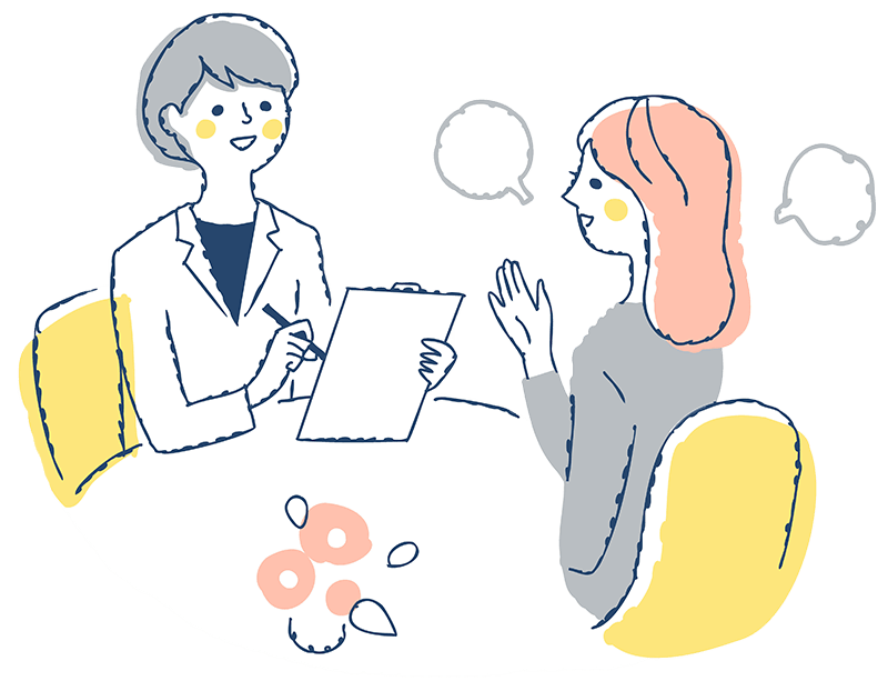 相談支援のイメージイラスト